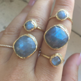 Load image into Gallery viewer, LABRADORITE COVE RING
