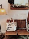 Load image into Gallery viewer, I'd Rather Be in Jersey City Tote
