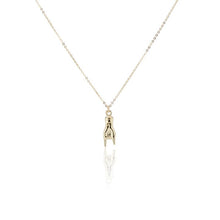 Load image into Gallery viewer, GOLDEN MANO CORNUTO NECKLACE
