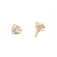 Load image into Gallery viewer, DIAMOND CLUSTER STUDS
