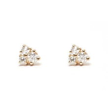 Load image into Gallery viewer, DIAMOND CLUSTER STUDS
