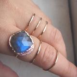 Load image into Gallery viewer, LABRADORITE COVE RING
