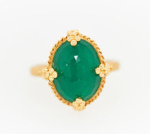Load image into Gallery viewer, EMERALD OVAL RING
