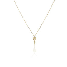 Load image into Gallery viewer, LITTLE SKELETON KEY NECKLACE
