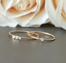 Load image into Gallery viewer, DIAMOND TRIO RING
